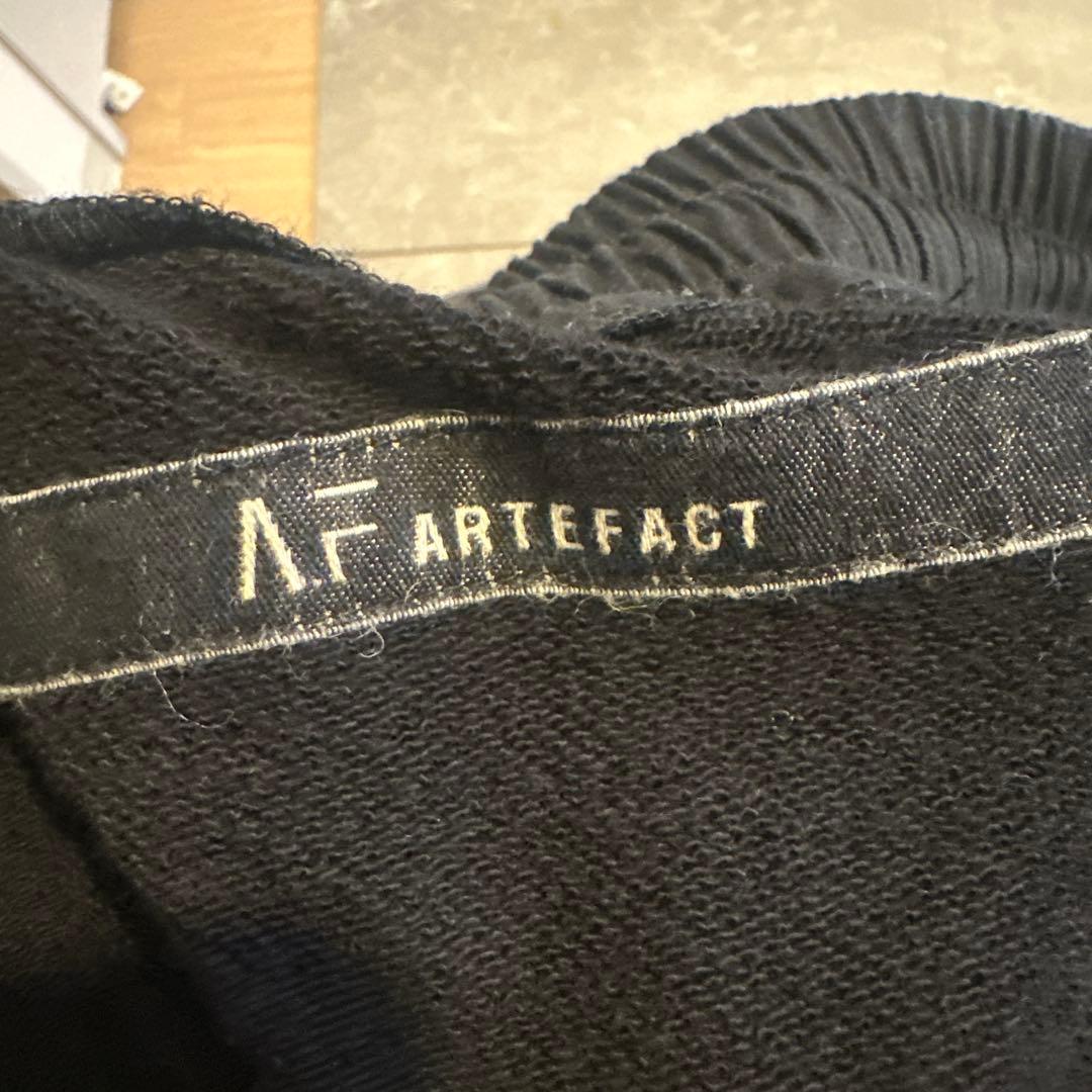 g*a様 ARTEFACT ブラック ドローストリングパンツ