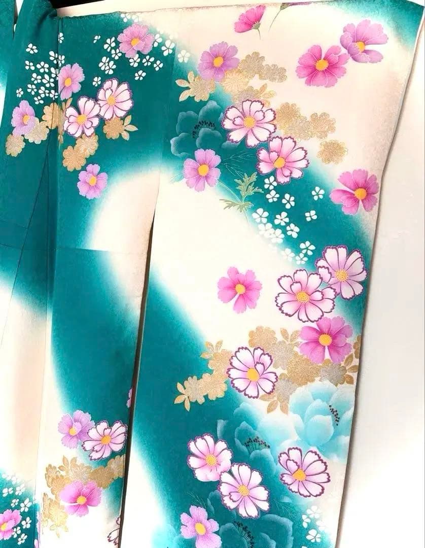 ハナ☆ハナ✨　美品　正絹振袖セット　振袖フルセット