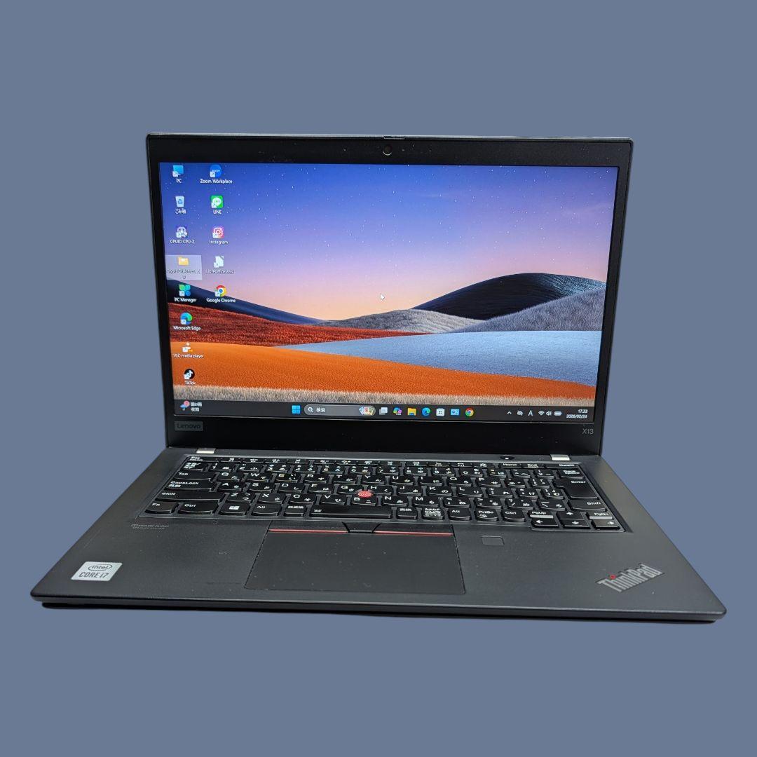 Windowsノート本体 Lenovo Thinkpad X13Gen1 Core i7 1TB 16GB