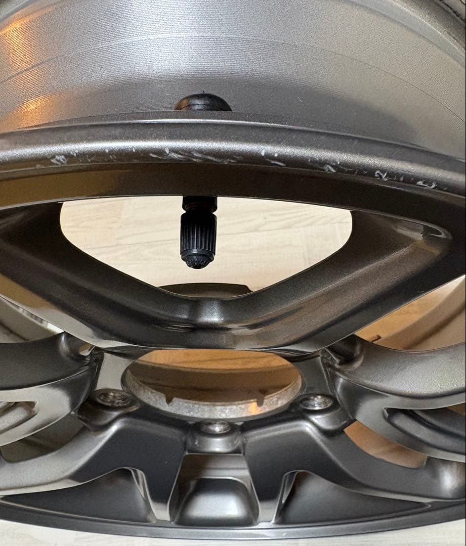 JB64 ジムニー 純正アルミホイール 16インチ 4本セット タイヤ無 キズ有