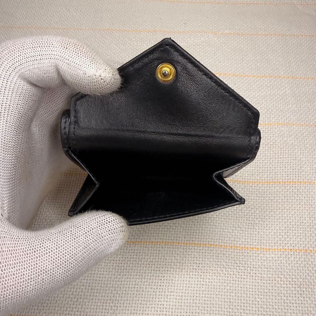 【付属品完備】PRADA ブラック 三つ折り財布 ヴィッテロムーブ