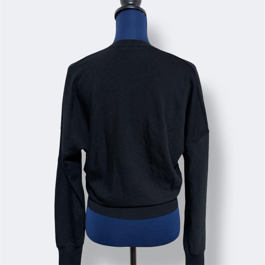 BALENCIAGA ウール　カーディガン　ドルマンスリーブ　薄手　L 黒