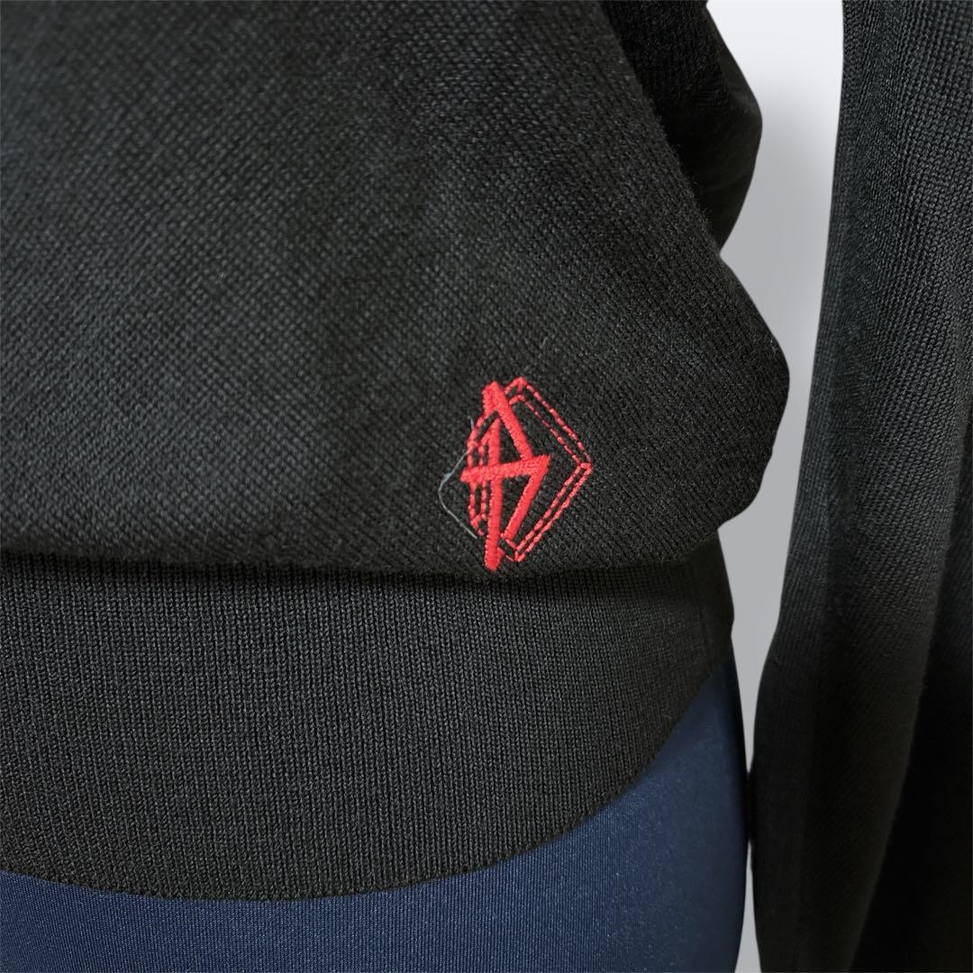 BALENCIAGA ウール　カーディガン　ドルマンスリーブ　薄手　L 黒