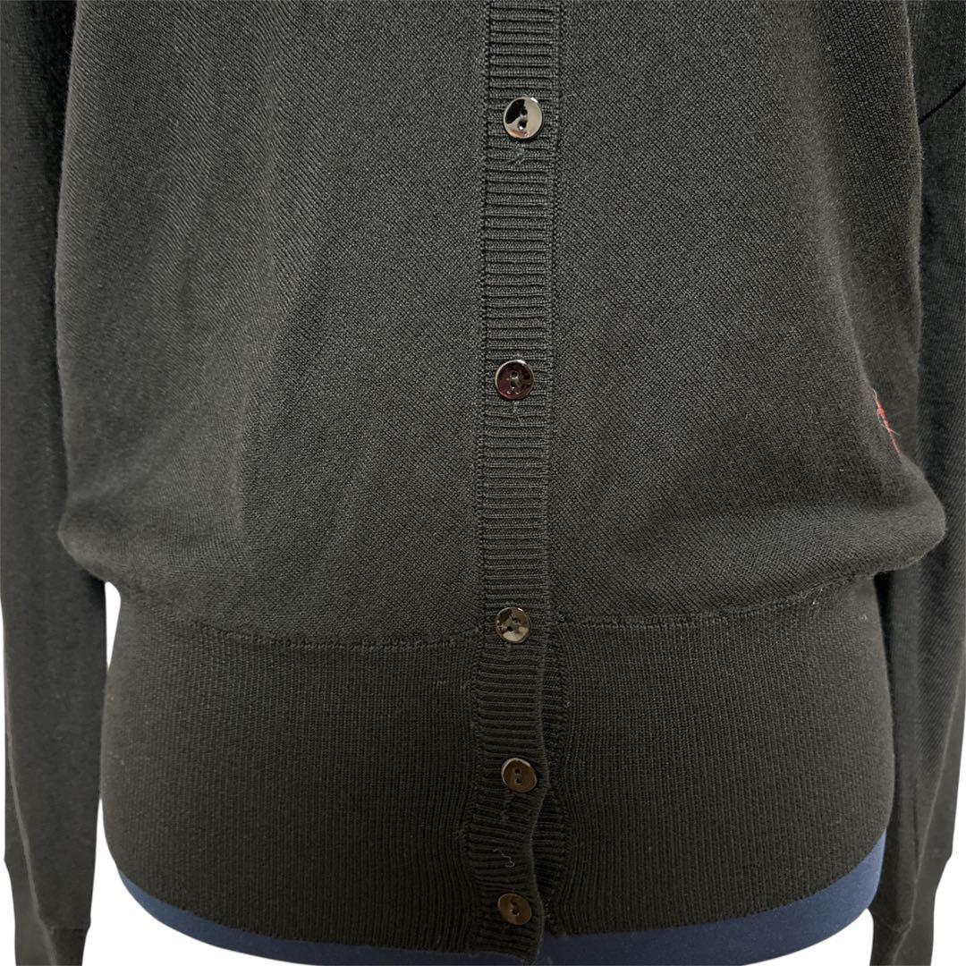 BALENCIAGA ウール　カーディガン　ドルマンスリーブ　薄手　L 黒