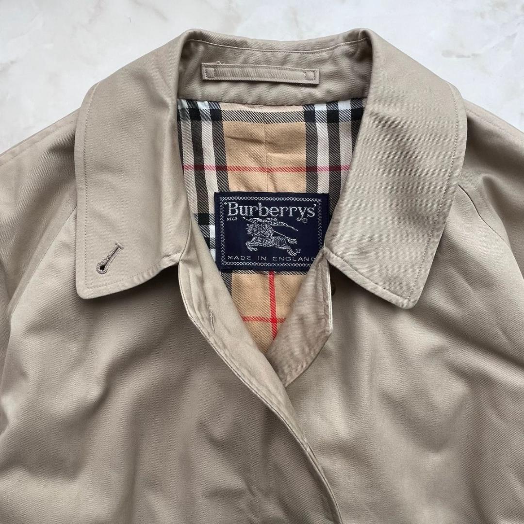 Burberry ステンカラーコート ヴィンテージ スプリングコート　フリー