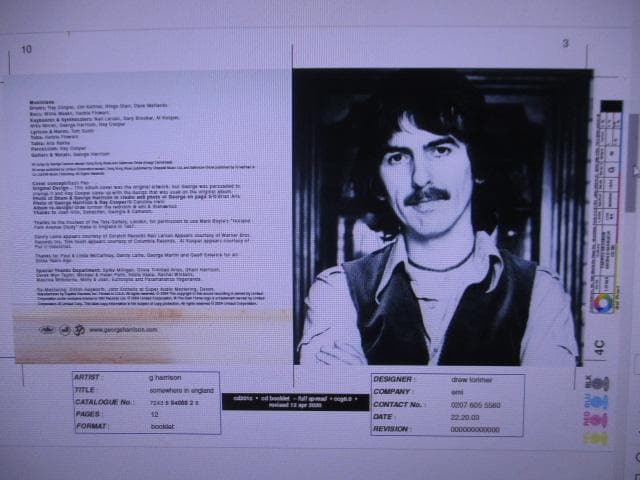 洋楽 e Harrison Somewhere in .. (RARE!!)