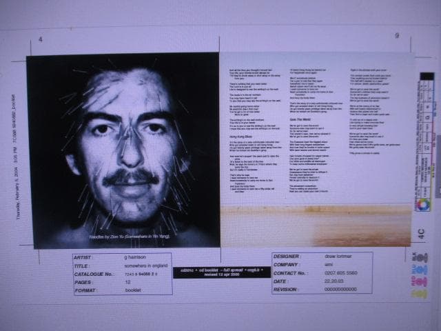 洋楽 e Harrison Somewhere in .. (RARE!!)