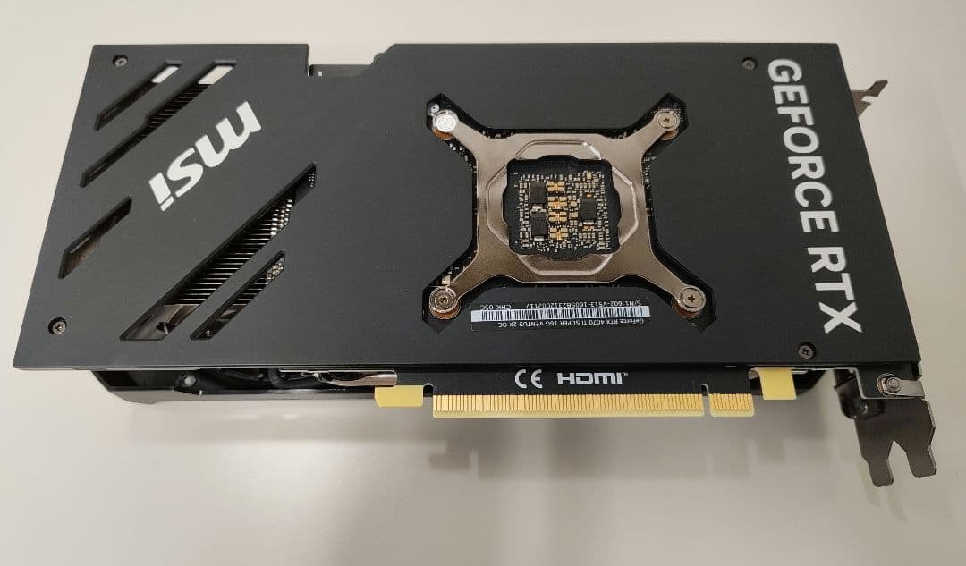グラフィックボード・グラボ・ビデオカード MSI GeForce RTX 4070 Ti Super OC 16GB