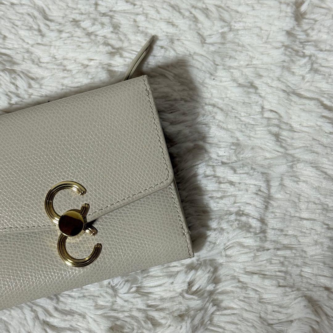 新品未使用✨　CAFUNE カフネ　ダブルCウォレット　三つ折り財布