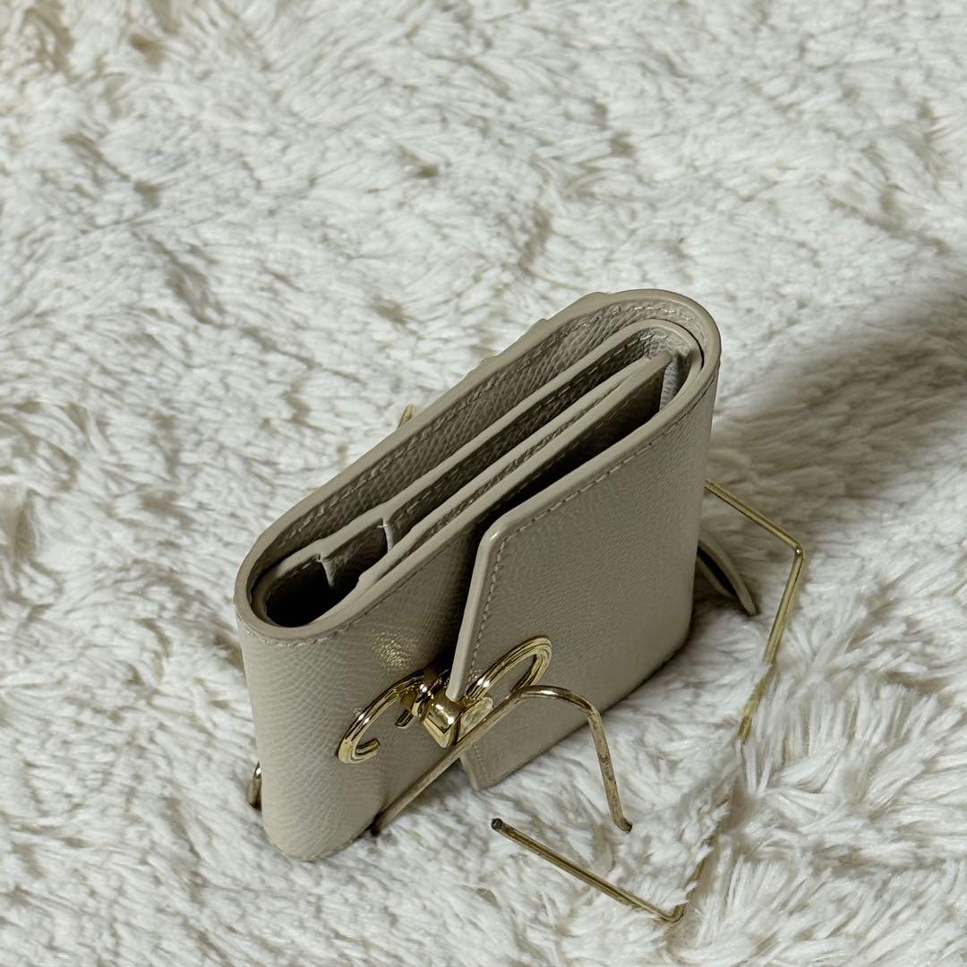 新品未使用✨　CAFUNE カフネ　ダブルCウォレット　三つ折り財布