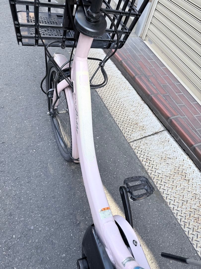 大阪府　子供乗せ　ヤマハ　電動アシスト自転車 チャイルドシート付き ピンク