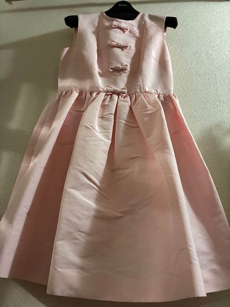 RED VALENTINO レッドバレンティノ　ピンクノースリーブ ワンピース