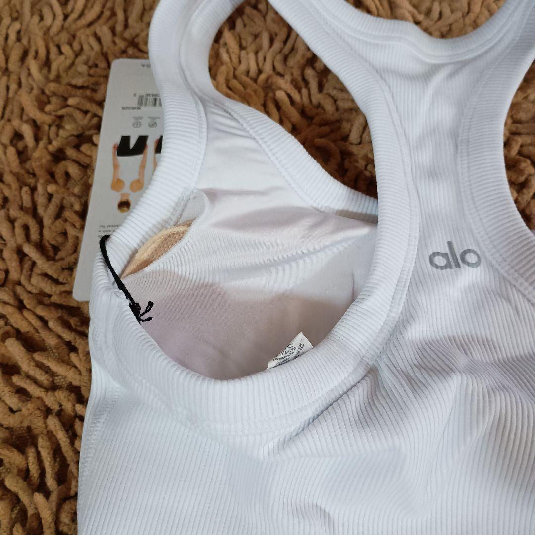 新品未使用 Alo Yoga Rib Support Tank ホワイト XS