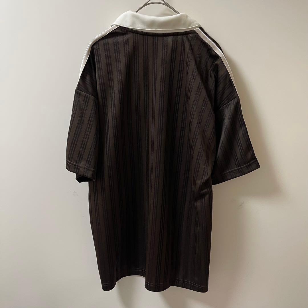 新品L】アディダス　フットボールジャージ Tシャツ 半袖　ブラウン⭐️当日発送⭐️