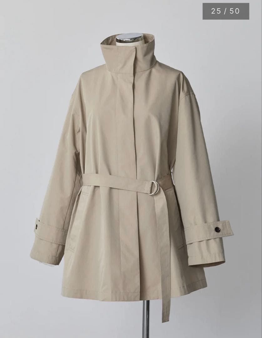 crewre ベージュ トレンチコート size3 ウエストベルト付き