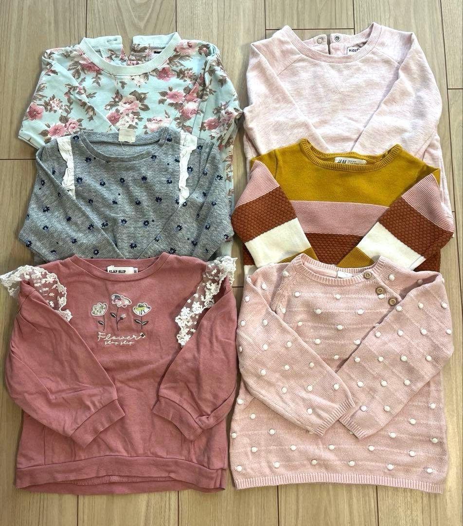 【最安】女の子 姉妹 80-100サイズ 春夏秋冬服 75点 まとめ売り