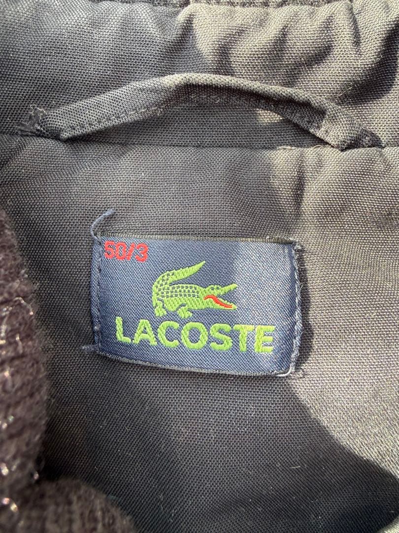 LACOSTE ラコステ ブルゾン ジャケット ブラック ワニロゴ 90s