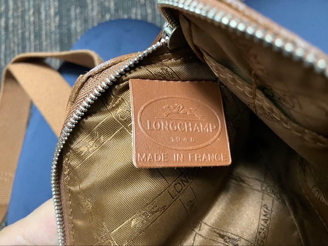 ロンシャン_本革ウエストポーチ