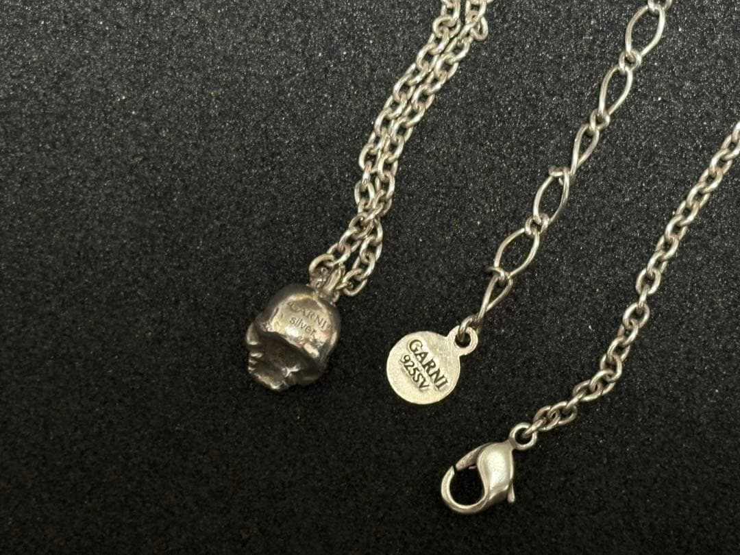 GARNI スカル ネックレス シルバー 925