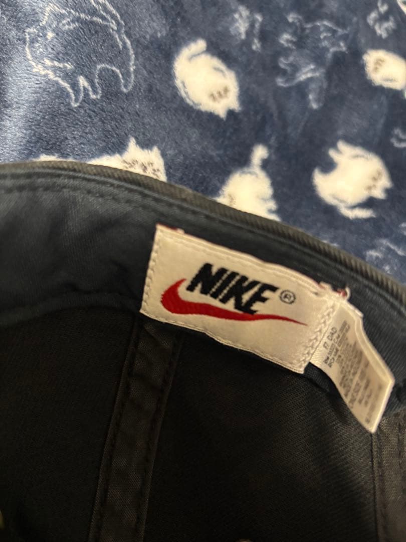 90s oldNIKE カレッジロゴキャップ