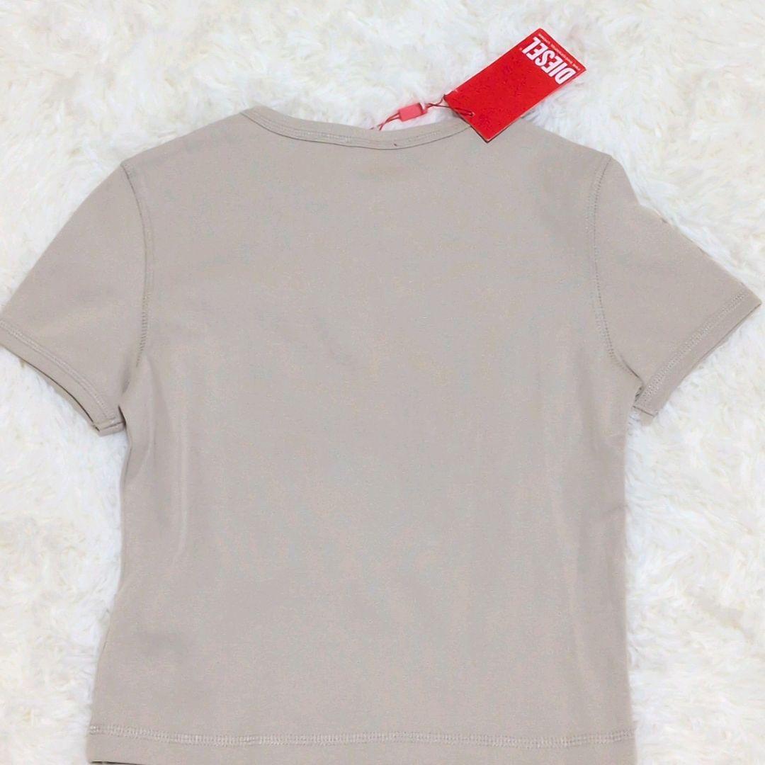 新品✨ディーゼル ハートプリント ハートロゴTシャツ 半袖　チビT　M