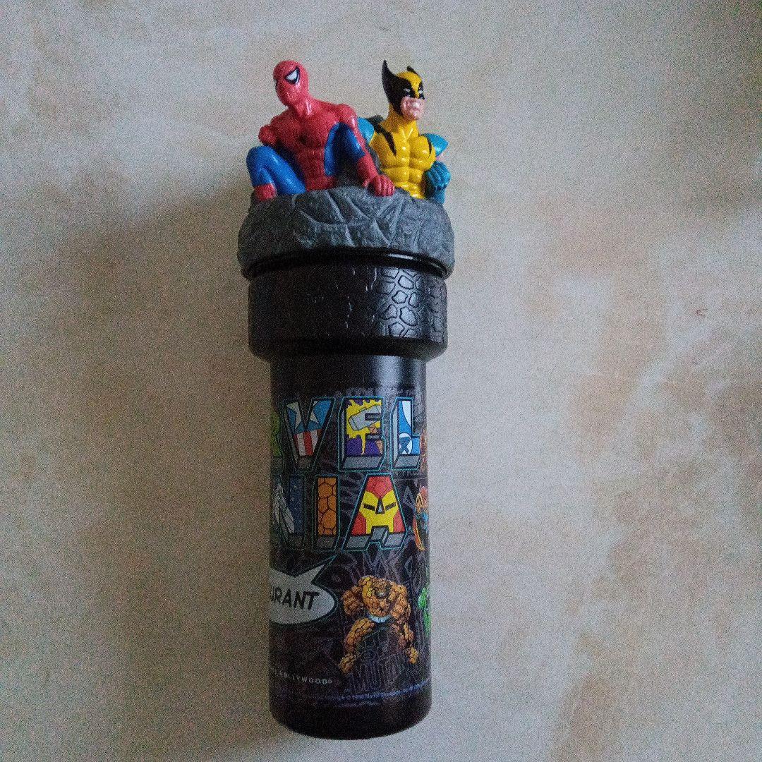 90S ハリウッド ユニバーサルスタジオ マーベル ドリンクボトル 新品 袋付