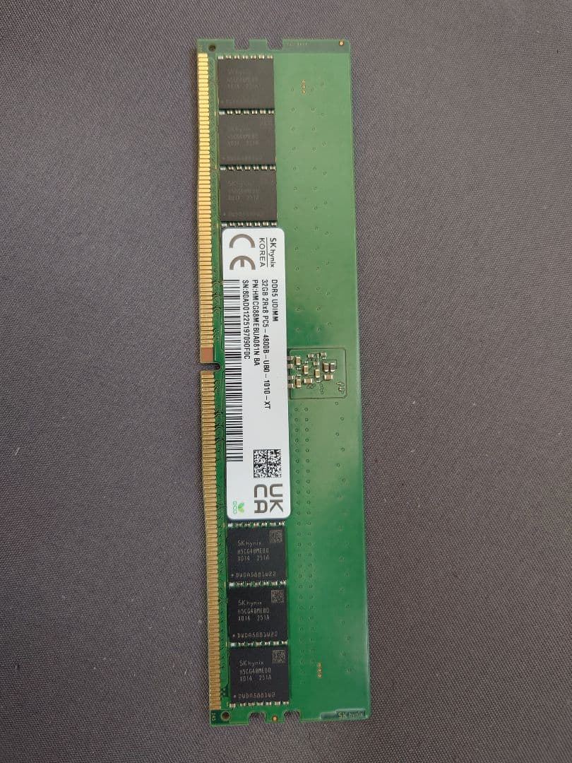 メモリー SK hynix 32GB DDR5 RAM 32GB*1