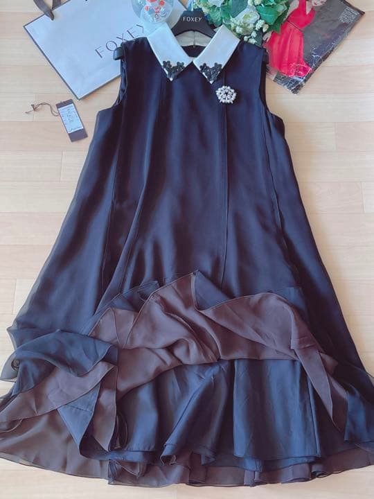 新品同様！FOXEYドレス フリージアワンピース　40 Rene フォクシー