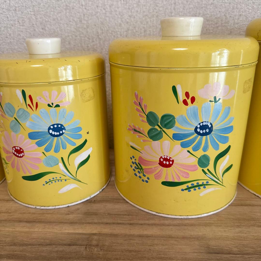 naランズバーグ5缶セット ブリキ缶 ティン缶 ヴィンテージ アンティーク