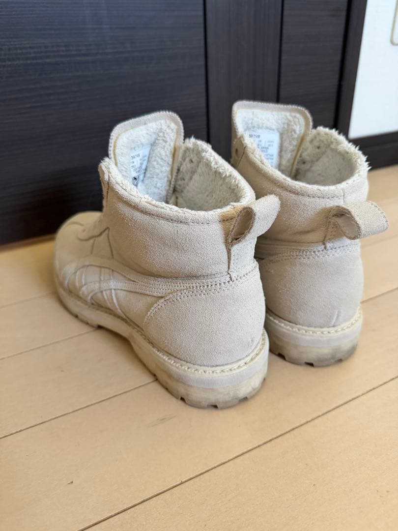 Onitsuka Tiger ベージュ スエード ハイカットブーツ