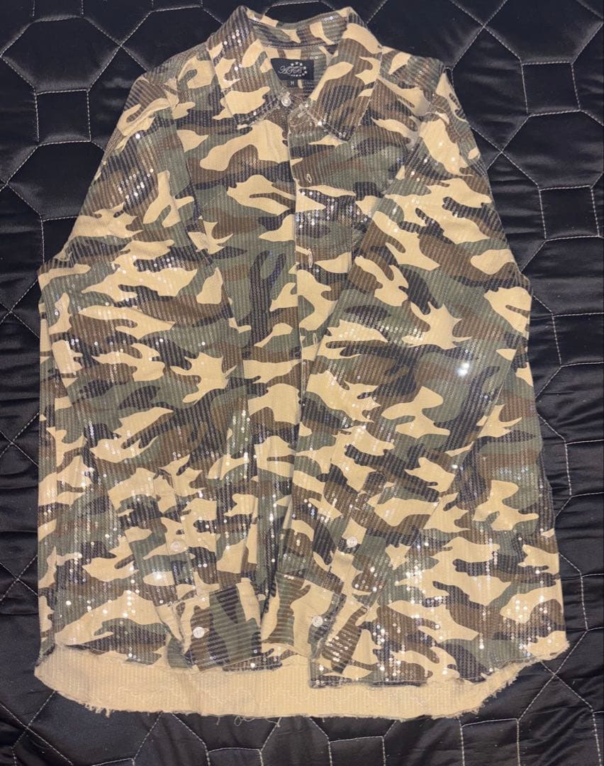 【完売品】タイムセール中！値下げ交渉可！AFB スパンコールシャツ size M