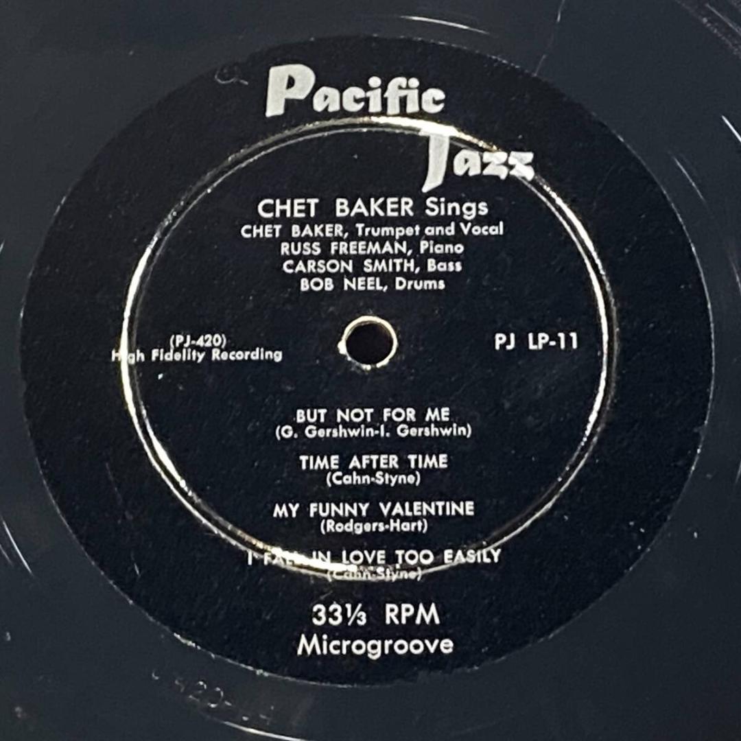 ★至高の逸品【USオリジ／MONO／極上盤／深溝／10インチ】チェット・ベイカー
