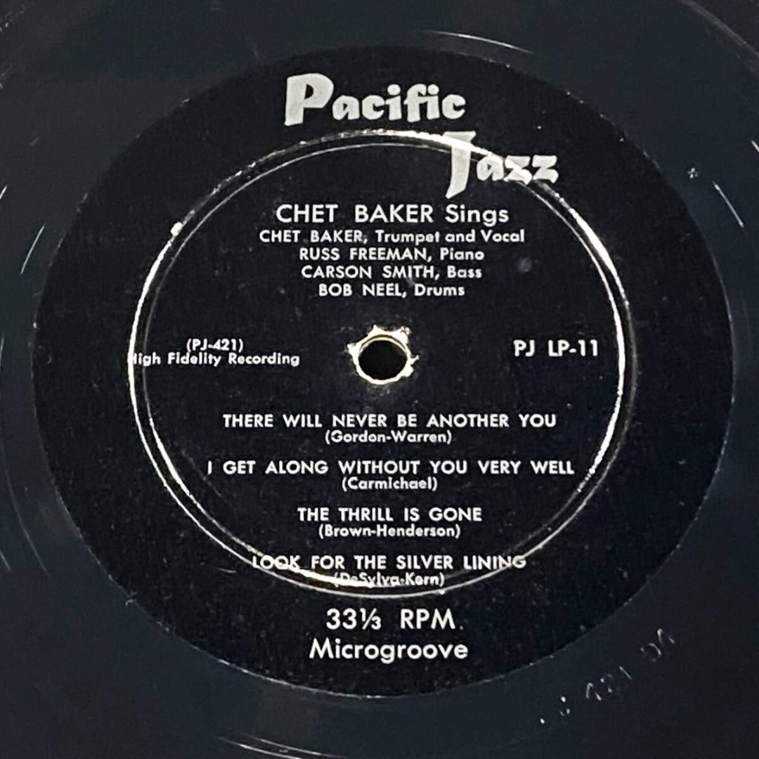 ★至高の逸品【USオリジ／MONO／極上盤／深溝／10インチ】チェット・ベイカー