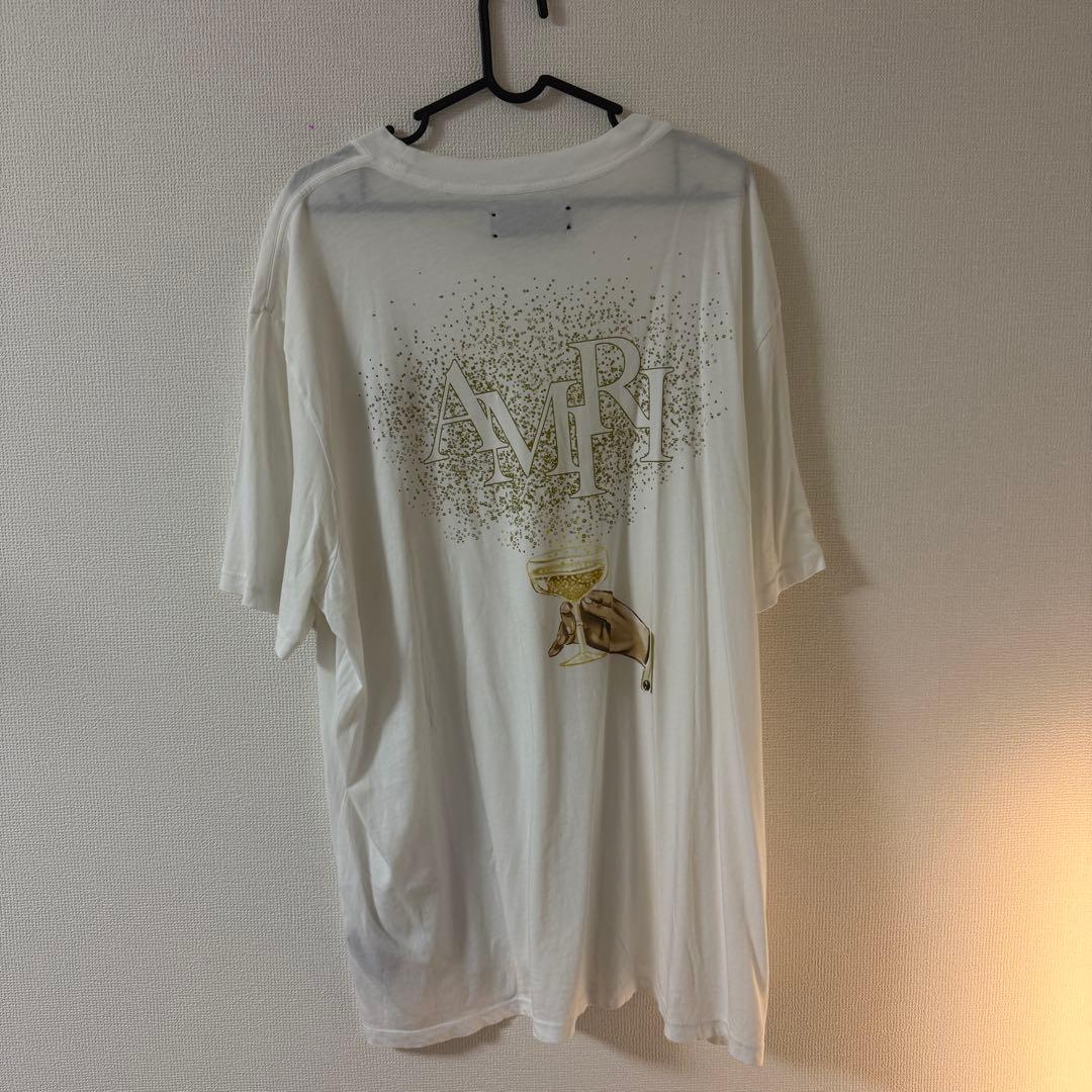 AMIRI シャンパン Tシャツ ホワイト メンズ レディース