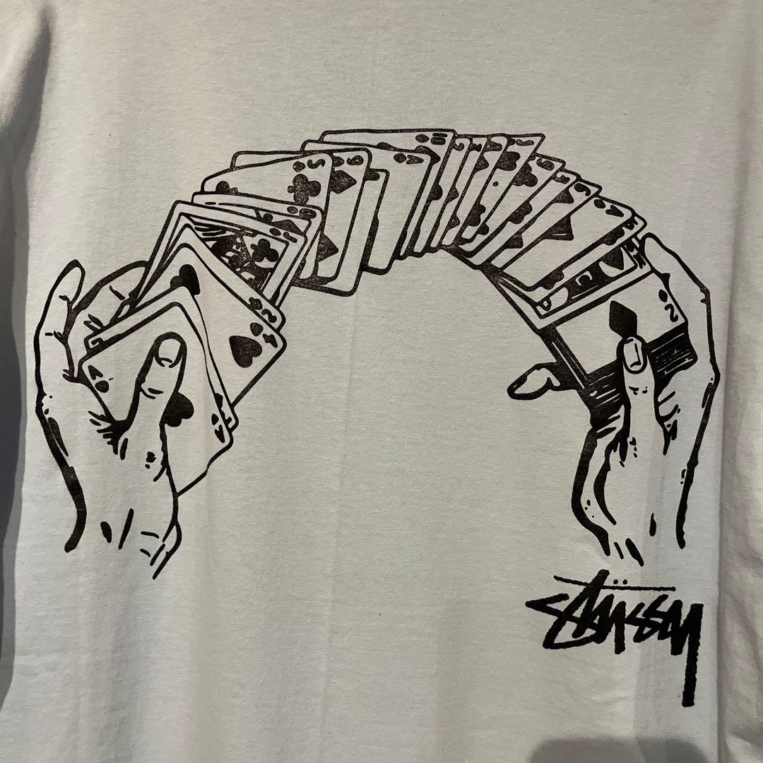 Stussy トランプデザイン Tシャツ ライトブルー