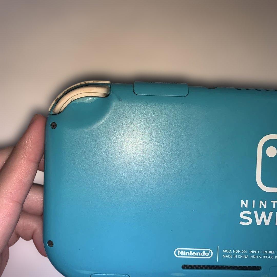 【動作一部難あり】Switch Lite 本体 ターコイズ 傷あり ジャンク扱い