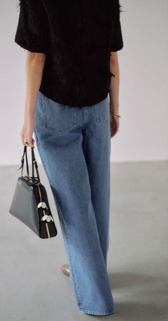 chieko+ marvelt denim pants​ sky デニム　36
