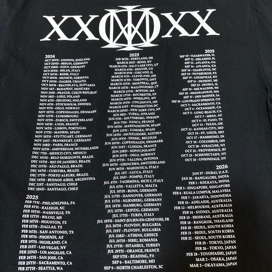 DREAM THEATER 40th Anniversary Tour Tシャツ