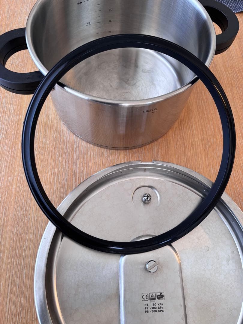 【美品】CRISTEL 圧力鍋　alto 6L