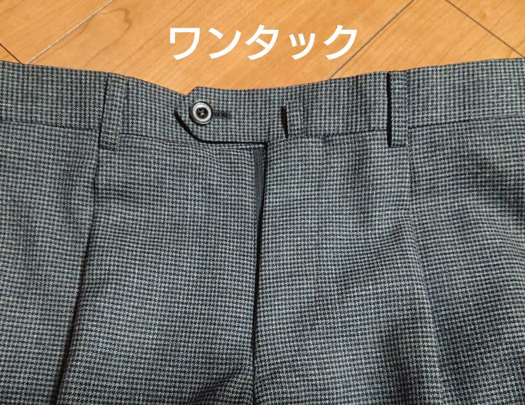 P.S.FA・ダブルスーツ Y7・グレー千鳥格子