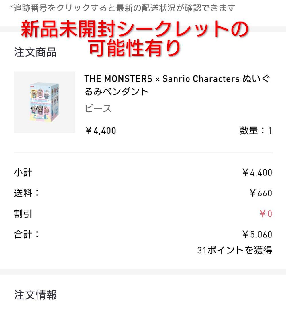 THE MONSTERS × Sanrio Characters