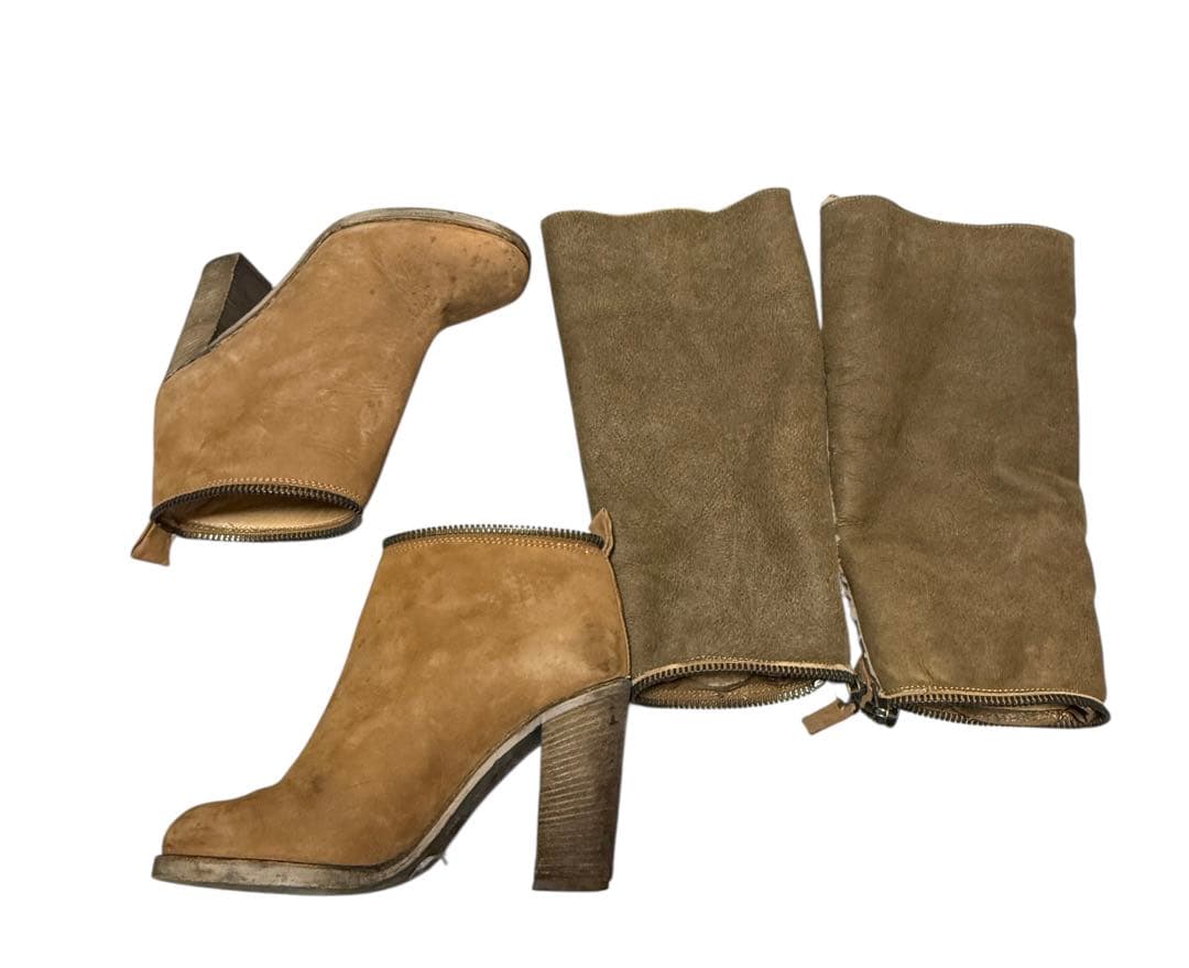 MM6 Maison Margiela 2WAYムートンブーツ ブラウン