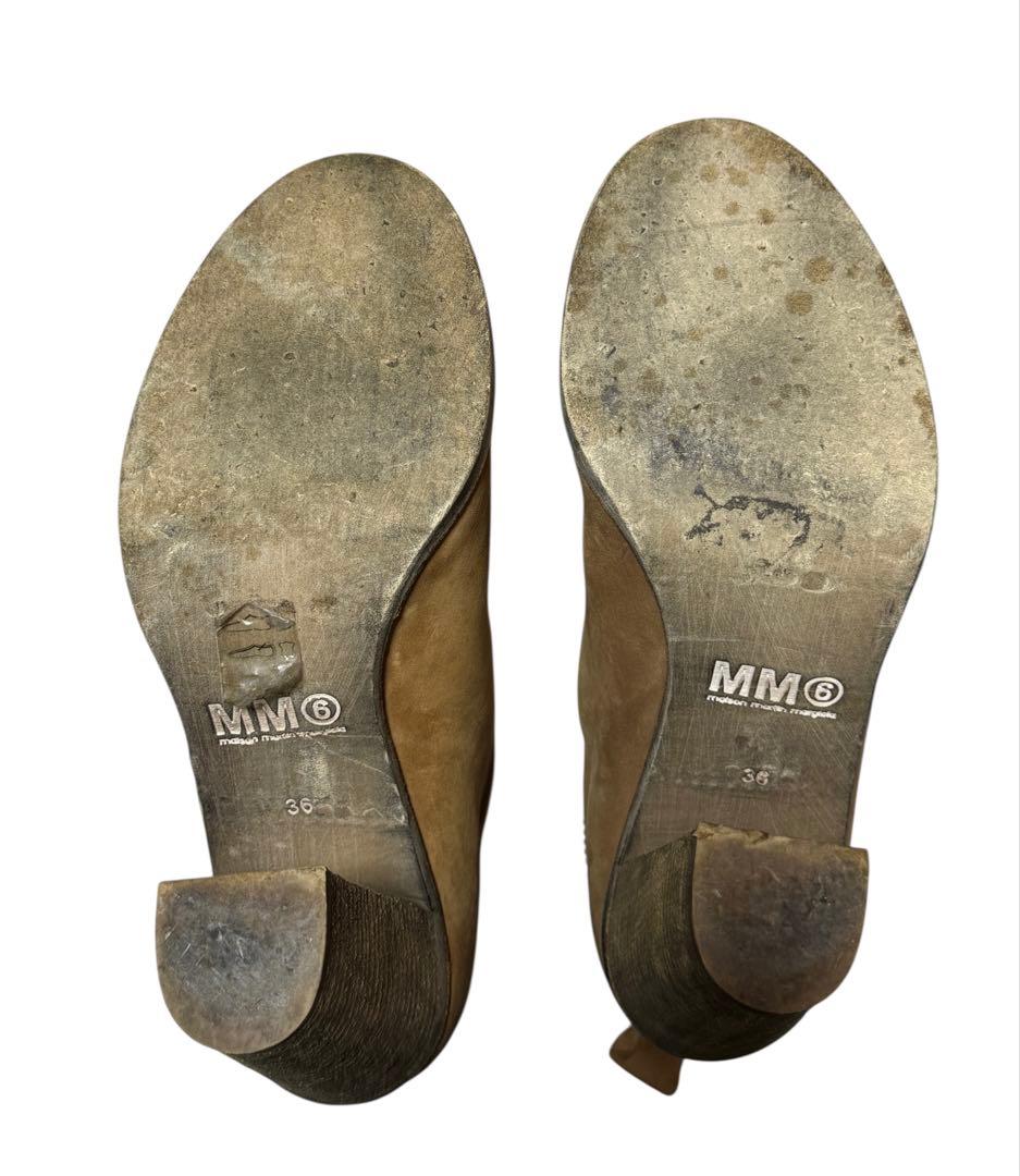 MM6 Maison Margiela 2WAYムートンブーツ ブラウン