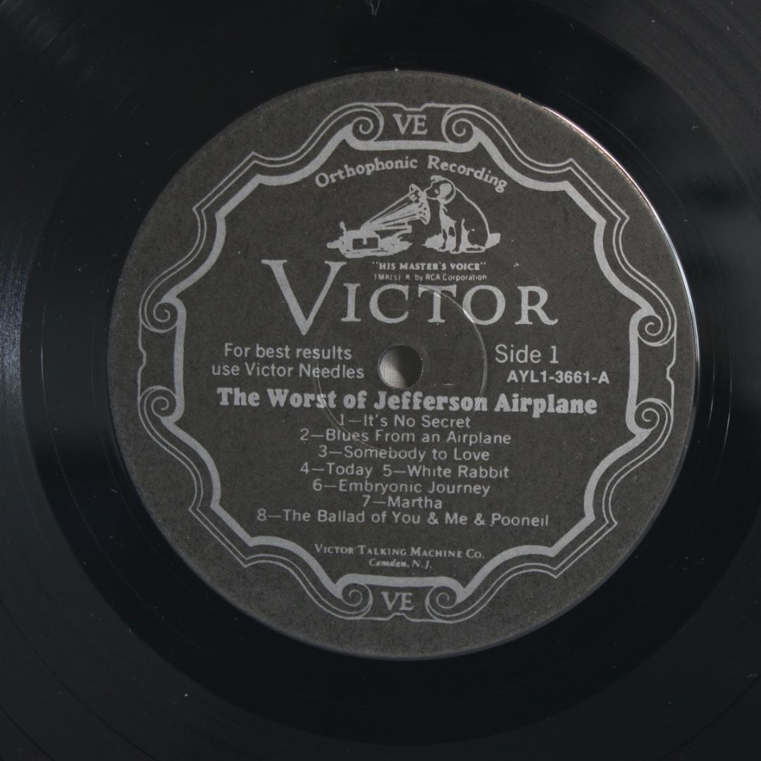 加LP The Worst of Jefferson Airplane カナダ盤