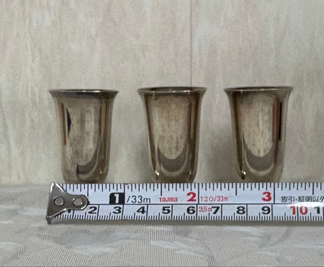 銀製品のショットカップセット