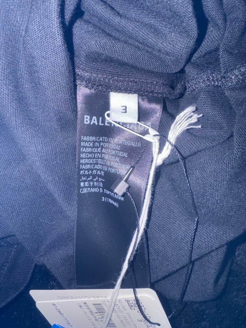 最安balenciaga adidas オーバーサイズtシャツ　サイズ3 新品
