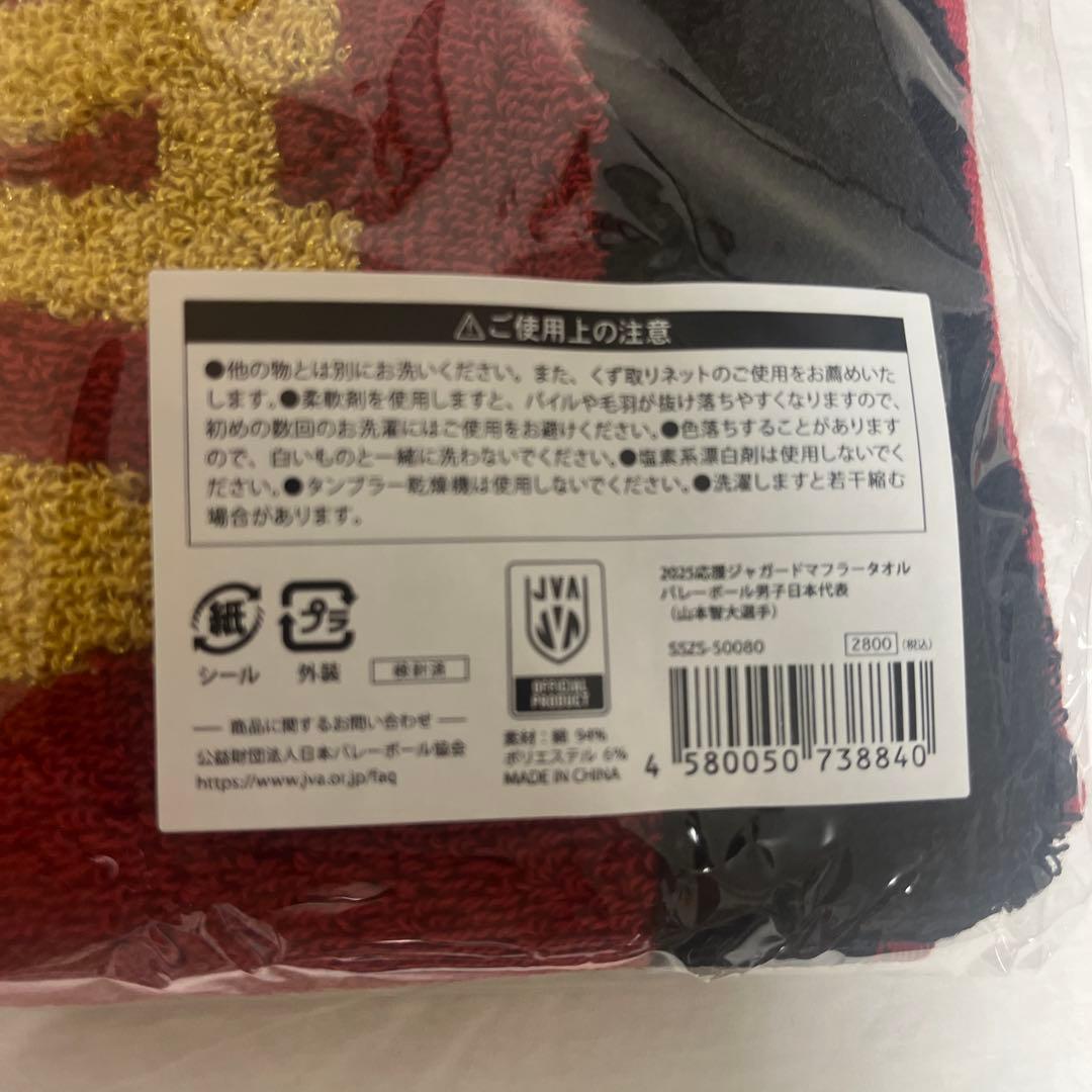 男子バレー　Tシャツ　タオル　山本智大