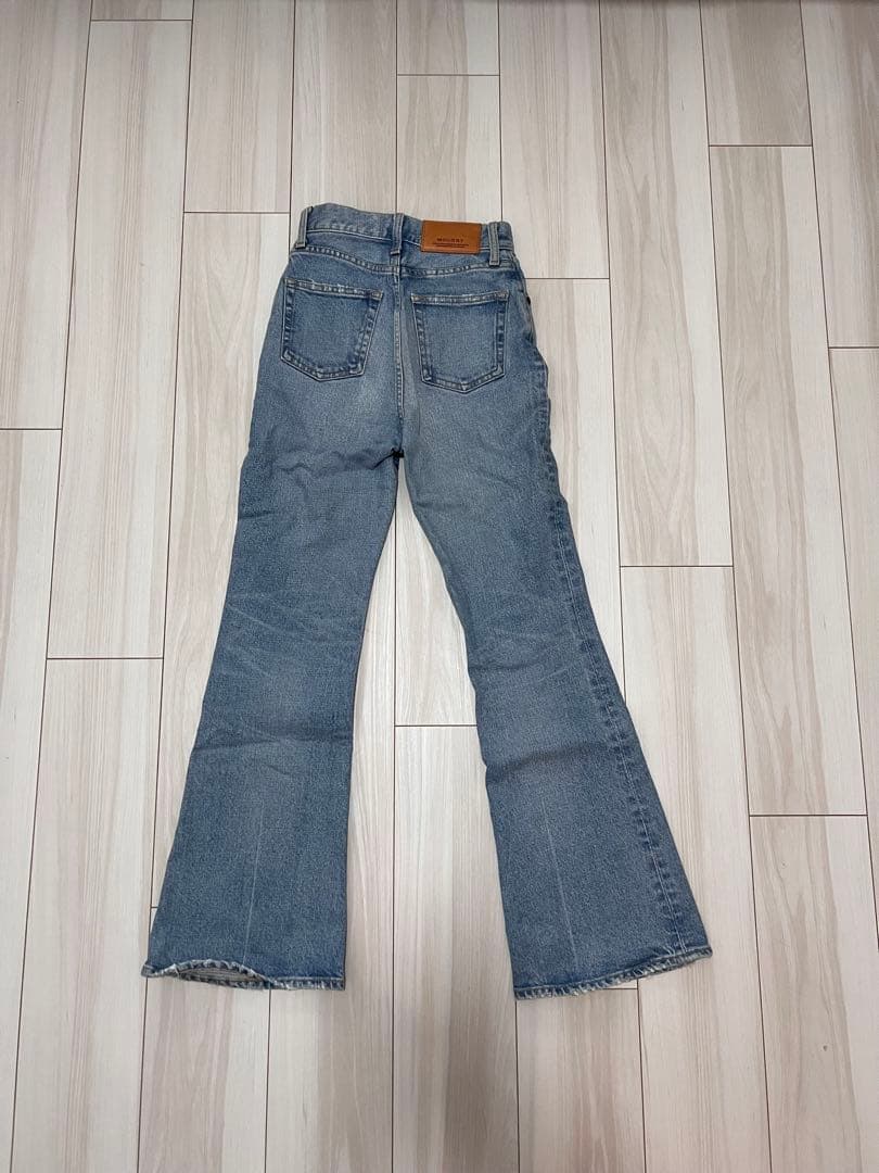 パンツ MOUSSY MVS FLARE 22inch Blue