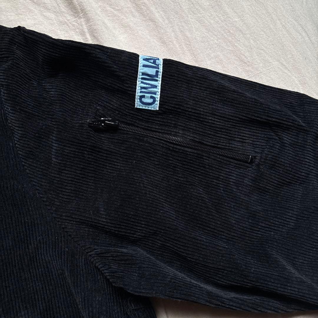【初期タグ】90s USA製 XLARGE コーデュロイ ブルゾン ブラック