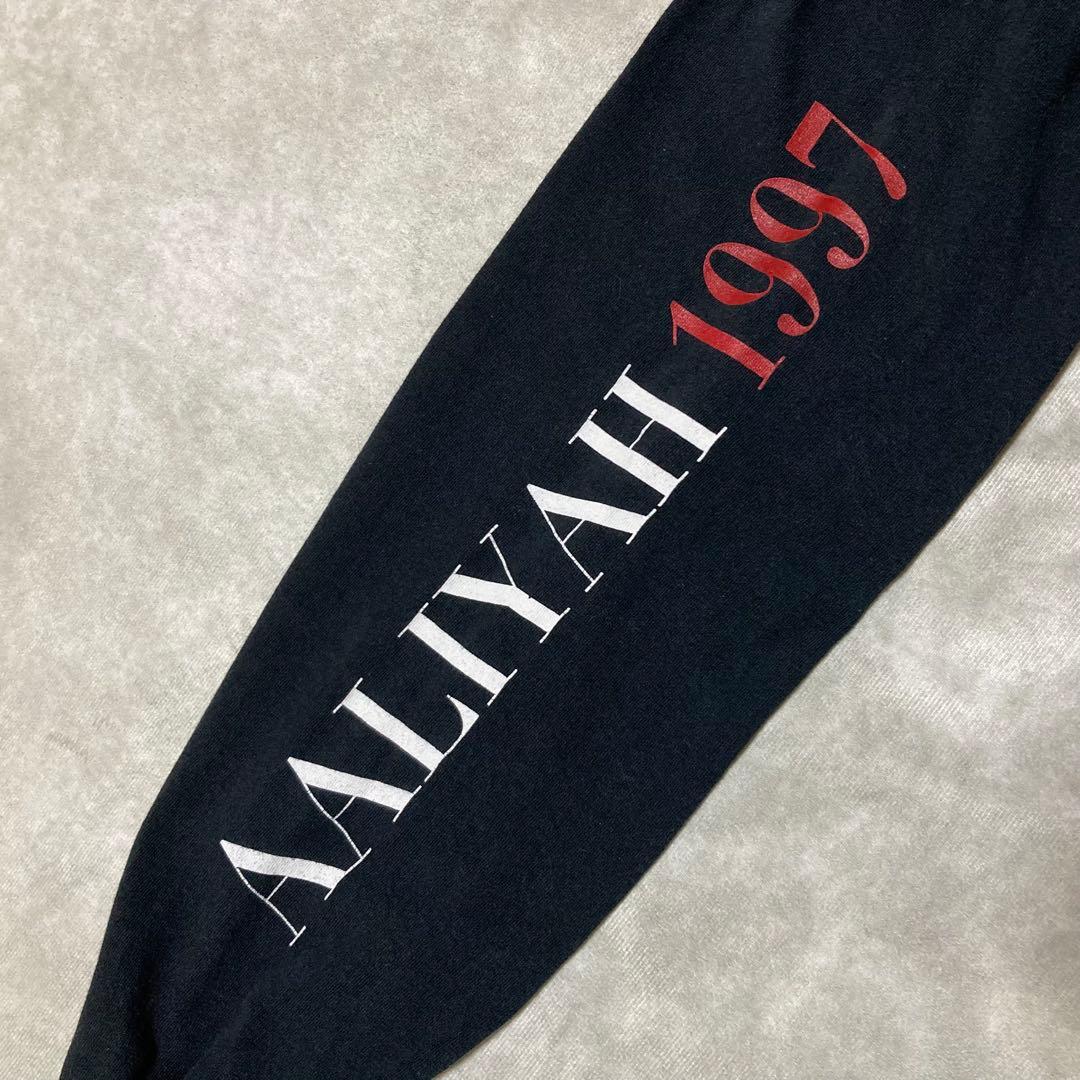 Aaliyah アリーヤ ロングスリーブ　Tシャツ ワールドツアー １９９７